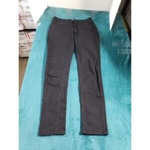 Gap Jeans Size 27 Womens Black Denim Stretch Pants Mid Rise Curvy True Skinny